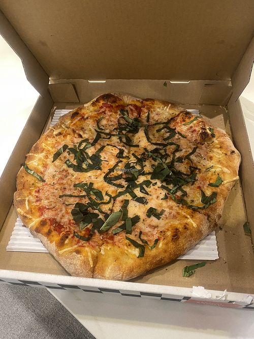 Vegan Friendly Pizza Pizza 🍕 Pie 😋 Crust Was Yummy ToooOo!  at Hella Pie Pizza Company in Tracy