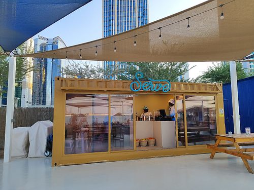 The stand at Serve  in Doha Municipality