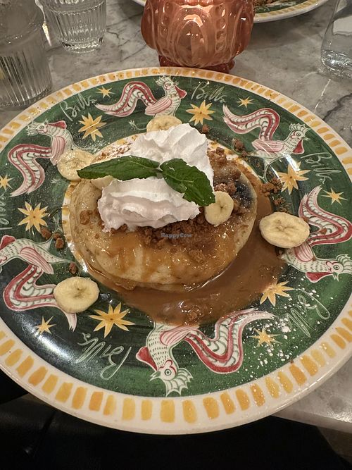 BISCOFF CRUMB, MAPLE & BANANA PANCAKES  at Bill's in Milton Keynes