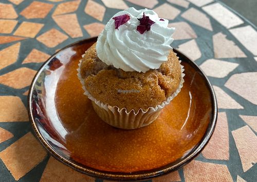 Berry cupcake   at Radhey Chai Bar in Fitzroy