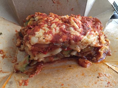 Vegan Lasagne: $6.50 ($6.80 for takeaway) at Radhey Chai Bar in Fitzroy