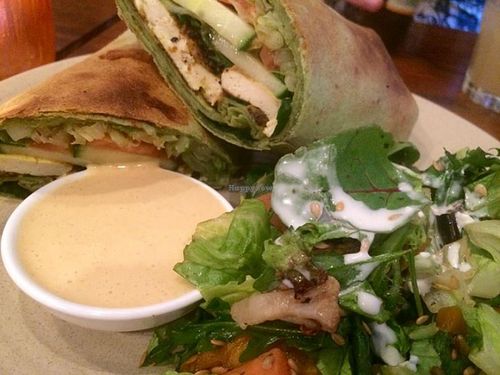 Tandoori tofu wrap at Radhey Chai Bar in Fitzroy