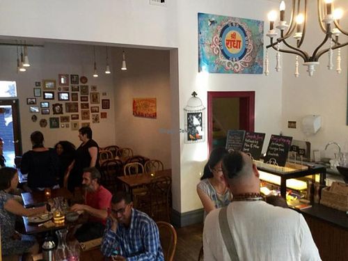 Interior at Radhey Chai Bar in Fitzroy
