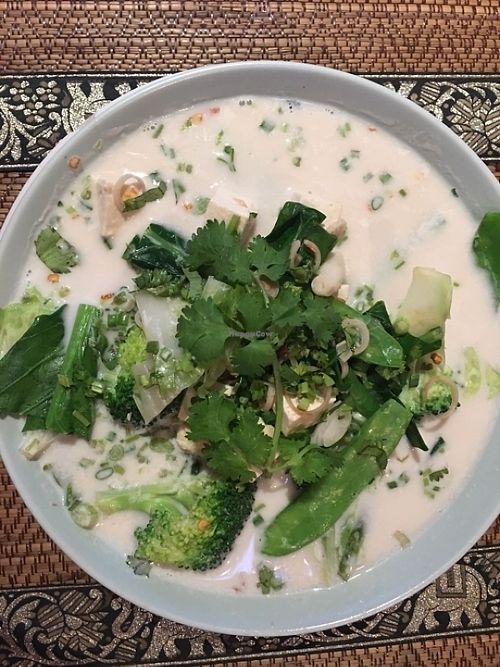 Vegetable curry at Arun at Samui in Koh Samui