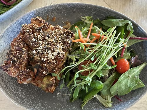 I am sage  at Cafe Gratitude in Los Angeles