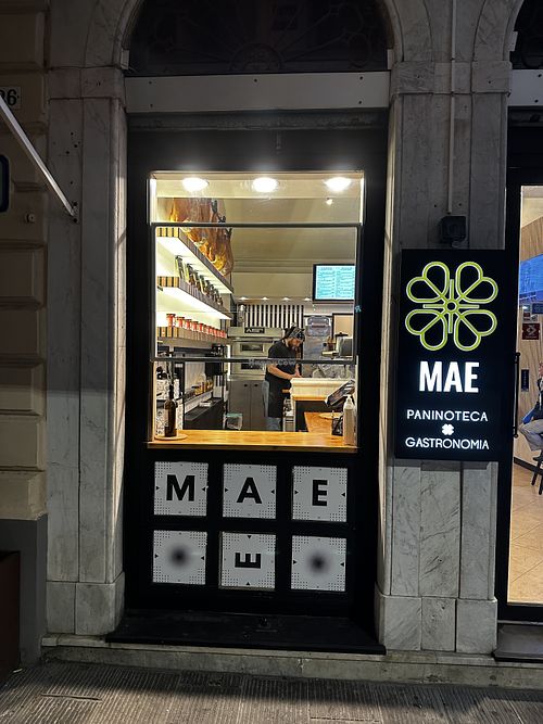 Take away or eat there.    at MAE PANINOTECA in Liguria