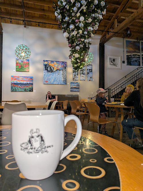 Did I say coffee? at The Silver Llama Market & Eatery in Leadville