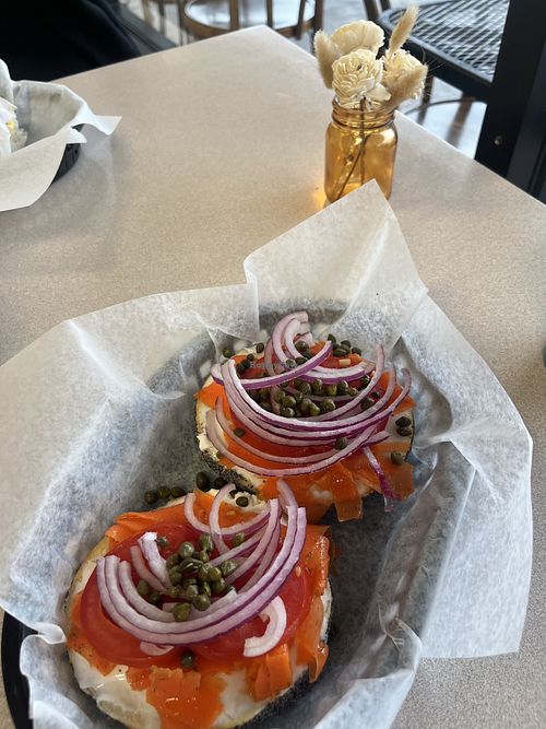 Vegan Lox!  at Horizon Bagels & Cafe in Albuquerque