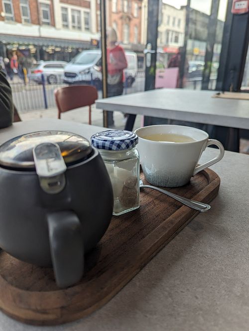 Green tea at Eaton's  in Wales
