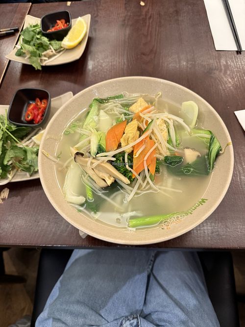 Vegan Pho  at Wonder Pho in Nottingham