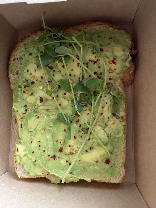 Avocado toastt  at Alchemy in Hilliard