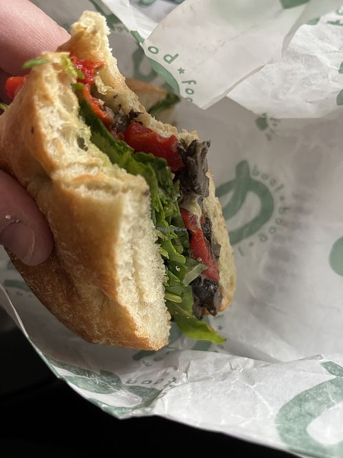 Portobello vegan sandwichh  at Alchemy in Hilliard