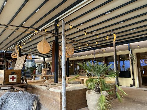 Restaurant draussen   at TerrasSee in Toscana