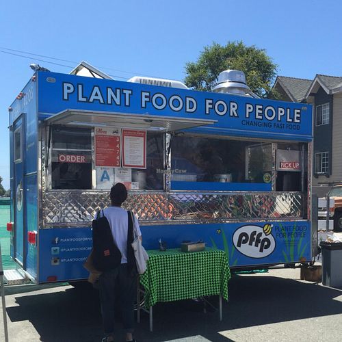 the truck at Plant Food for People in Los Angeles