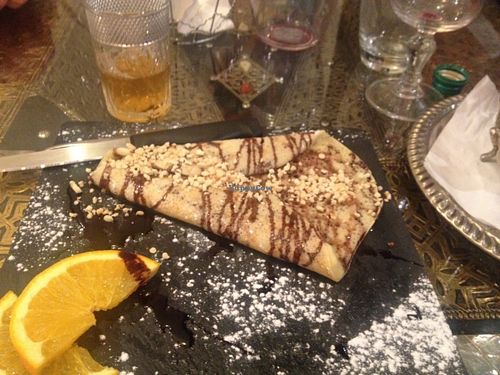 Vegan crêpes! at Le Touareg in Colmar