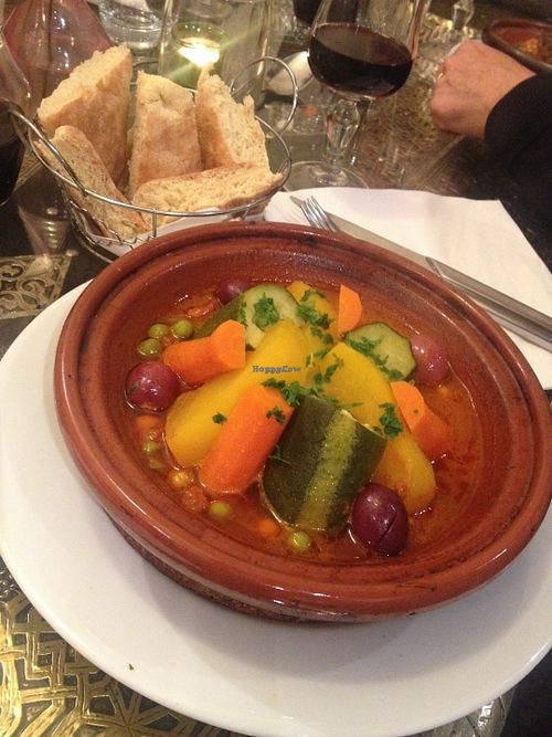 Vegan tajine. at Le Touareg in Colmar