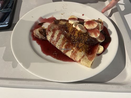 Vegan pancake  at Palačinkarnica Milky in Grad Zagreb