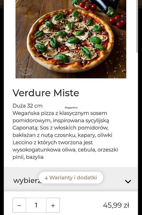 Verdure miste at Tutti Santi in Konin