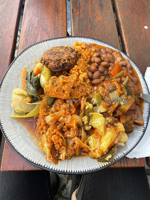 Veganer Teller - sooo lecker  at NURAY'S KITCHEN in Immenstadt