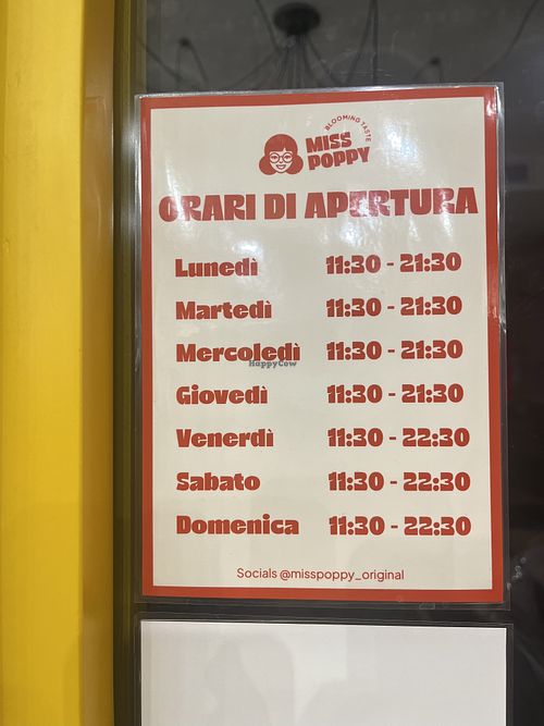   at Miss Poppy in Padua