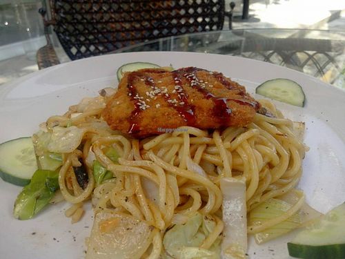 lunch 1 at Loving Hut Pension in St Kanzian