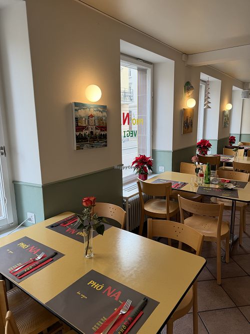 Cosy interior  at Phở Na Vegi in Zurich