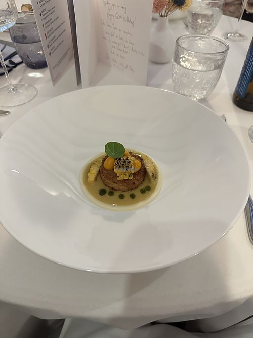 ARBORIO RICE
vanilla, corn velouté, charred sweetcorn  at The Chubby Castor of the Fitzwilliam Arms in Peterborough