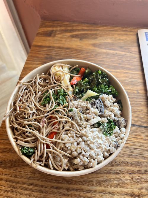 Choice of daily salads all vegan   at OUSHK in Palmyra