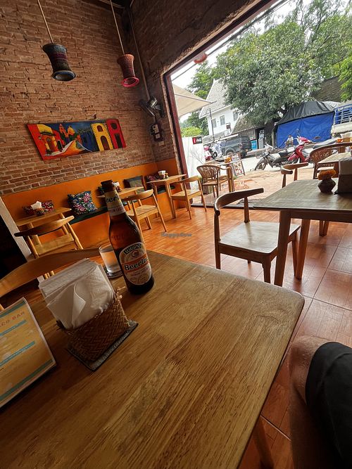 Inside  at Manolo’s Taco Bar in Luang Prabang Province