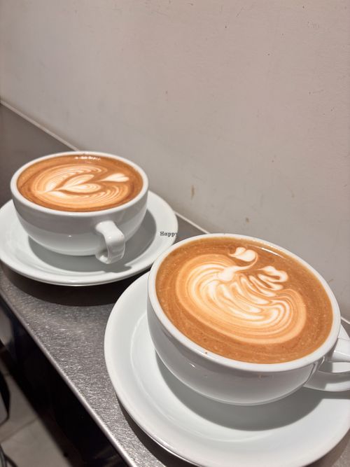 Cafe latte with Bonsoy Soy Milk  at Streamer Coffee Company - Akasaka in Tokyo