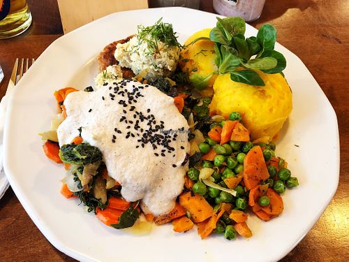 A winter lunch special at Vege Miasto  at Vege Miasto in Warsaw