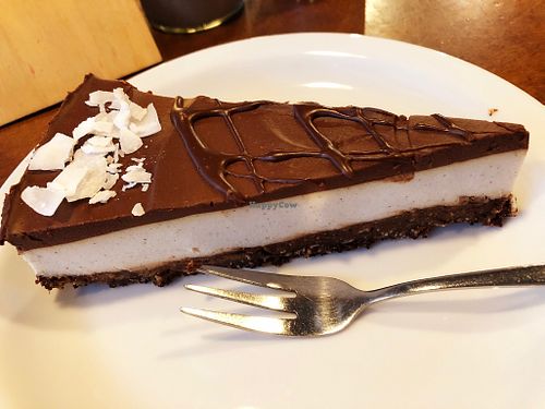 Vegan cake at Vege Miasto  at Vege Miasto in Warsaw