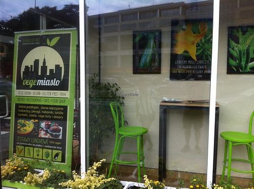 outside view at Vege Miasto in Warsaw