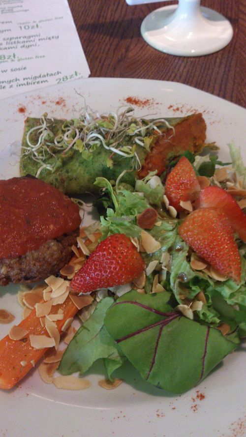Gorgeous lunch at Vege Miasto in Warsaw