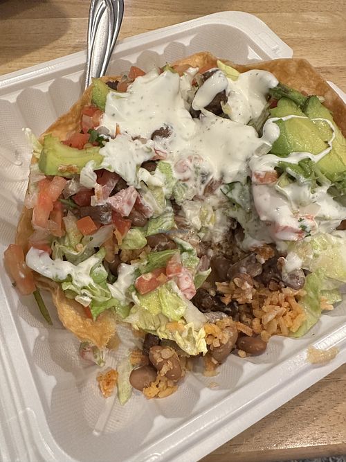 Vegan Taco Salad   at Wish Me Vegan in Oakland