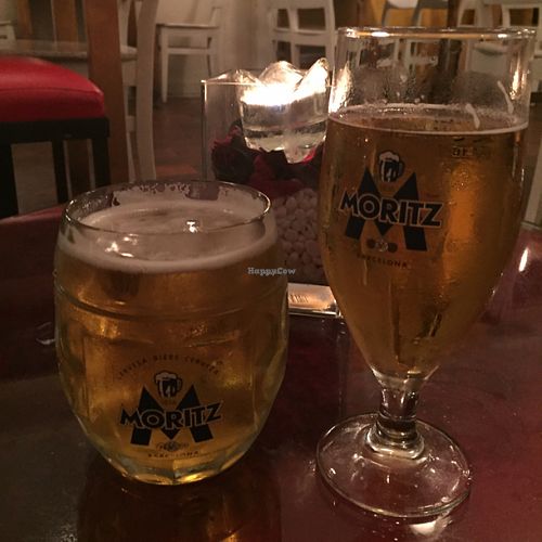 vegan beer at DosTrece in Barcelona