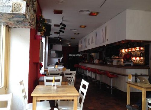 Inside at DosTrece in Barcelona