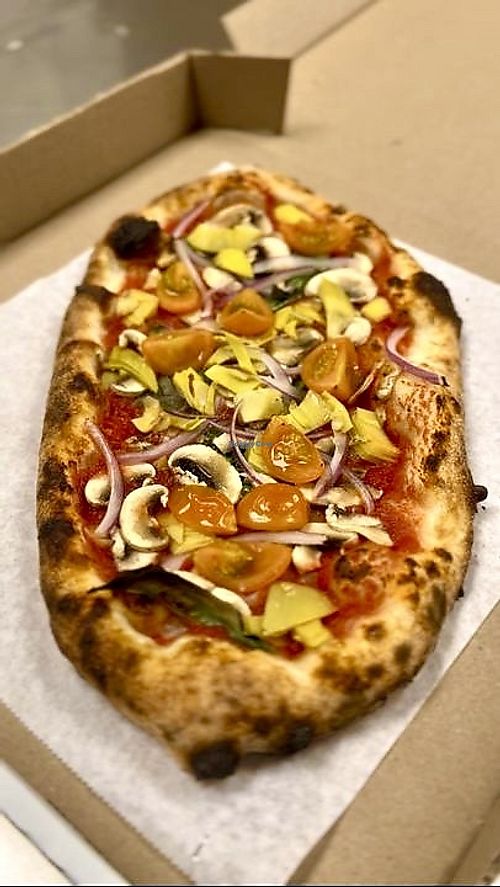 Vegana Pizzette (3 slices)  at Grazie Grazie Pizzeria in Laguna Beach