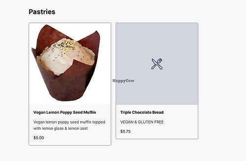 Vegan Pastries  at Wild Strawberry Cafe in Laguna Beach