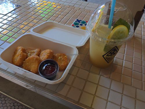 Soy nuggets at Hyakkoya in Hiroshima