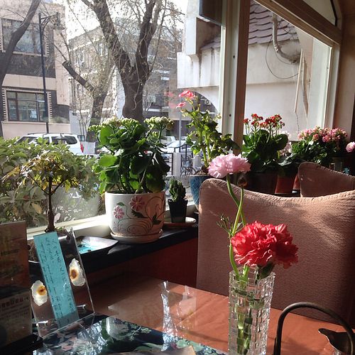 inside at Twin Lotus Vegetarian Restaurant - Maybe closed in Tianjin