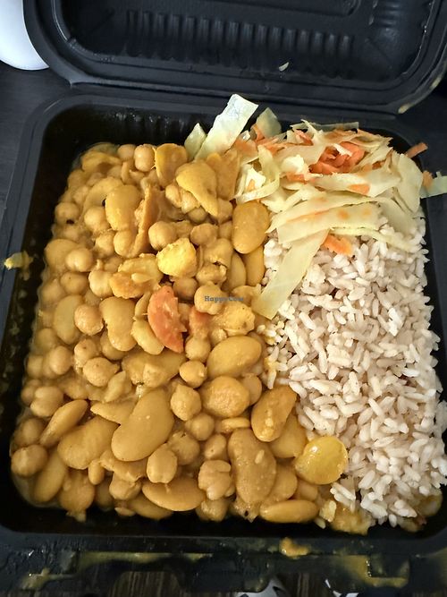 🤤 one vegan option   at Jamaican Kitchen  in Windsor Locks