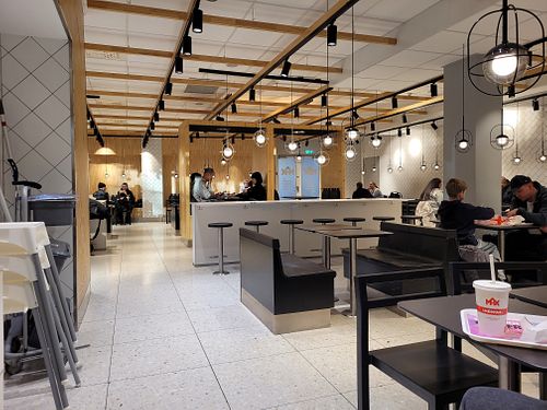 Indoor seating at Gamla Ullevi in Västra Götalands Län