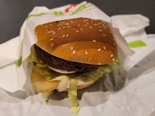 Impossible burger at Gamla Ullevi in Västra Götalands Län