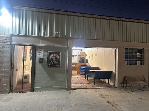 Front of restaurant  at The Vegan Shaq in Oklahoma City