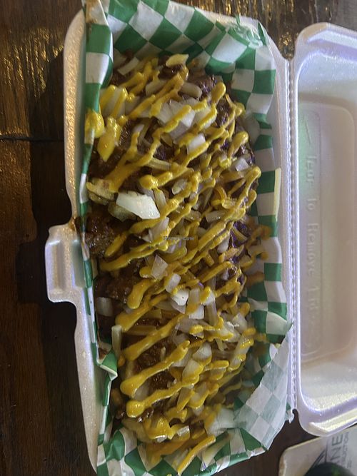 Chili fries   at The Vegan Shaq in Oklahoma City