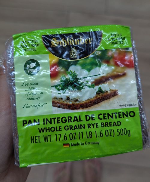 Because majority of bread here is not vegan 😅 at Food & Healthy Market in Islas Galápagos