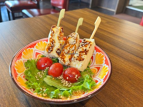 Halloumi Cheese with honey and sesame. at Pam's Dine & Grill - パムズ ダイン アンド グリル in Hakone