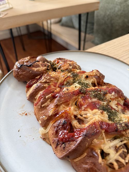 Korean bread  at Canela Vegan Bakery & Cafe Bridgeland in Calgary