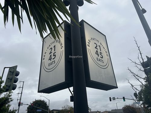 Street corner sign  at 2145 EATS in Costa Mesa